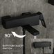 G3217-6 Змішувач для ванни короткий гусак чорний Gappo 1/4, Черный матовый