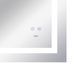 Зеркало Qtap Mideya 800х700 с LED-подсветкой Touch, с антизапотеванием, с диммером яркости Reverse QT2078NCF8070W