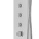 Душова панель Corsan Neo inox LED з термостатом S060TSLLED, Нержавіюча сталь
