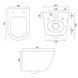 Подвесной унитаз Rea Eddy N Tornado Rimless white REA-C6560, Белый