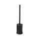 Ёршик для унитаза напольный VBI Round S black VBI-049800BL, Черный матовый