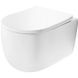 Подвесной унитаз Rea Eddy N Tornado Rimless white REA-C6560, Белый