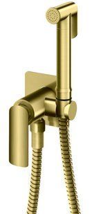 Набір гігієнічного душу Kohlman Experience brushed gold QW135EGDB, Золотий