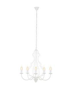 Люстра Nowodvorski 6330 Margaret E14 5x60W IP20 Wh
