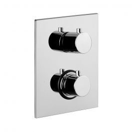 Термостат для душу на 2 споживача Paffoni Light chrome LIQ518CR, Хром