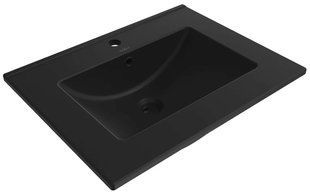 Умивальник Mexen Atena 61 black matt врізний MEX-25016070, Черный матовый