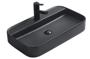 Умивальник Mexen Sofia 70 black matt накладний підвісний MEX-22157085, Черный матовый