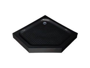 Душовий піддон Asignatura Turia 90x90 39833007 чорний, Чорний/золото