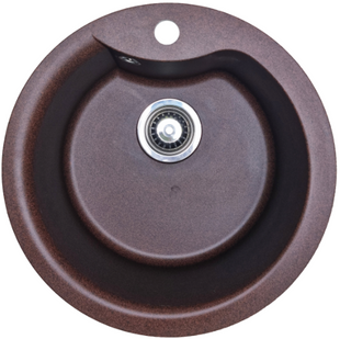 Кухонная мойка Adamant Wave &Oslash;485x210 mokko 223223, Цемент матовый