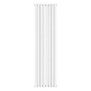 Вертикальний радіатор Navin Ellipse Double 480x1800-8, anticor, білий 10-012033-4880, Білий