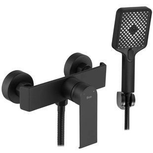 Смеситель для душа Rea Hass black REA-B6402, Черный матовый