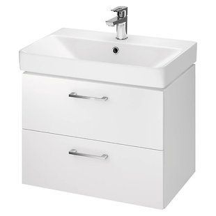 Тумба с умывальником Cersanit Lara Mille Slim 60 белая S801-359
