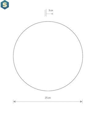Світильник Nowodvorski 7638 Ring LED 1x9W 3000K 520Lm IP20 Wh