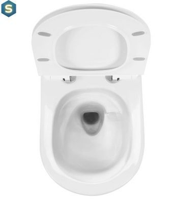 Подвесной унитаз Rea Carlo Flat mini Tornado white REA-C8770, Белый