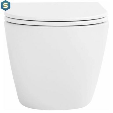 Подвесной унитаз Rea Carlo Flat mini Tornado white REA-C8770, Белый