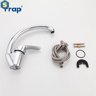 F4121-2 Змішувач для кухні U гайка &Oslash;40 Frap 1/10, Хром