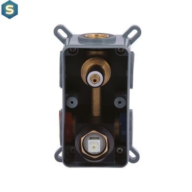 Душова система для душу Qtap Gemini прихованого монтажу на два споживача QTGEM113BLM45697 Black matt, Черный матовый
