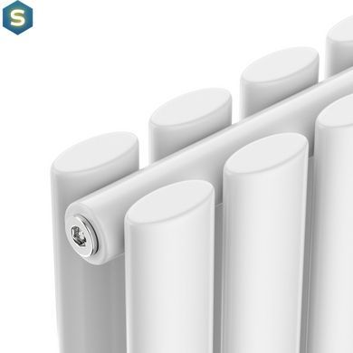 Вертикальный радиатор Navin Ellipse Double 480x1800-8, anticor, белый 10-012033-4880, Белый