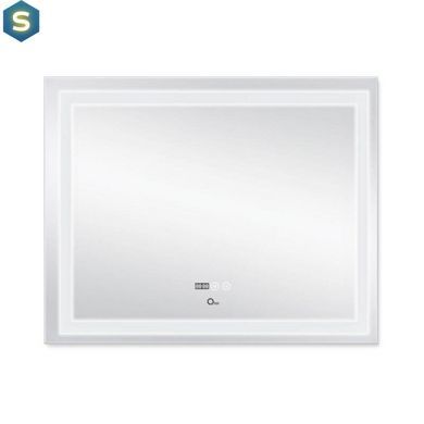 Зеркало Qtap Mideya с антизапотеванием (DC-F614) 1000x800 QT2078F614W, Белый