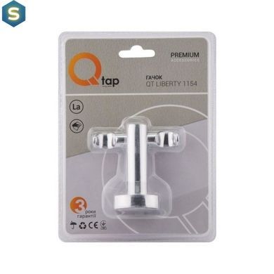 Гачок Qtap Liberty CRM 1154, Хром