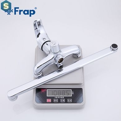 Смеситель для ванны длинный гусак &Oslash;35 Frap 1/10 F2236, Хром
