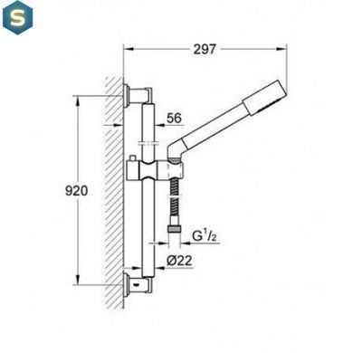 Душовий гарнітур Grohe SENA 28347000
