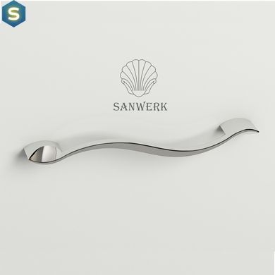 Пенал підлоговий Sanwerk "Миндаль" 35 білий MV0000431 правий, Білий