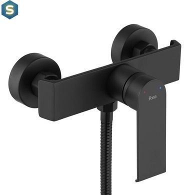 Смеситель для душа Rea Hass black REA-B6402, Черный матовый