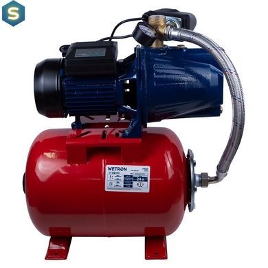 Насосная станция Wetron 1.1 кВт бак 24 л чавун.корпус 775038/24