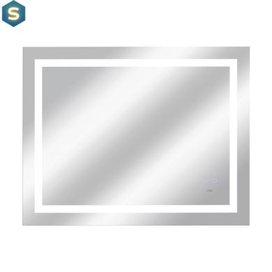 Дзеркало Qtap Mideya 900х700 з LED-підсвічуванням Touch, з антизапотіванням, з диммером яскравості Reverse QT2078NCF9070W