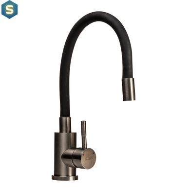Змішувач для кухні Globus Lux Alpen SUS-203SB, Чорний/золото