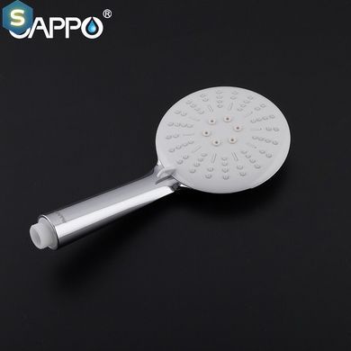 Душова система Gappo G2402-8, вилив - перемикач на лійку, білий/хром, Хром