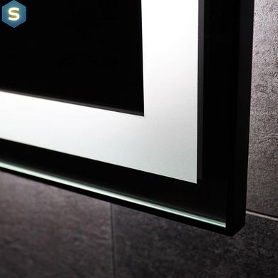 Зеркало Dusel DE-M0061S1 Black 70x90 см, Черный/золото