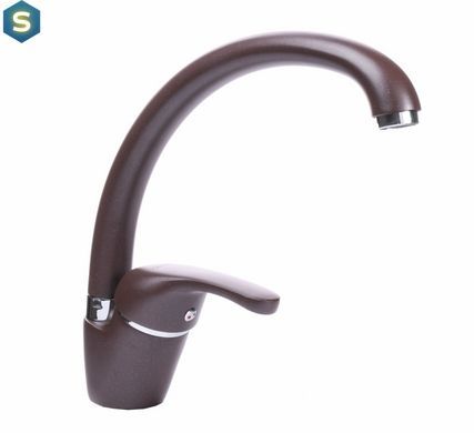 Змішувач для кухні Globus Lux GLSO-0203S-6-Marone, Цемент матовий