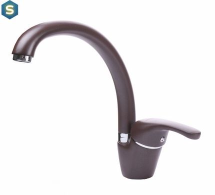 Змішувач для кухні Globus Lux GLSO-0203S-6-Marone, Цемент матовий