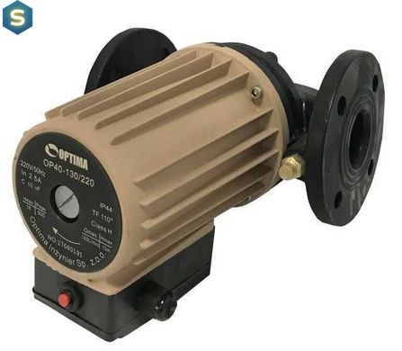 Насос циркуляционный фланцевый Optima OP40-130 220мм + кабель с вилкой!