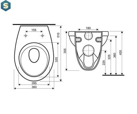 Унітаз підвісний Kolo Idol M1310002U з кришкою Soft Close, Білий