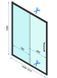 Душова кабіна Rea Rapid Slide 80x150 black REA-K6421 + REA-K6405, Черный матовый, Універсальна, прозорий, чорний матовий