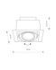 Точковий світильник Nowodvorski 9571 Downlight GU10, ES111 1x15W IP20 Bl
