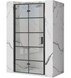 Душевая дверь Rea Molier 110 black REA-K5660, прозрачный, черный матовый