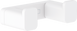 Крючок двойной Hansgrohe AddStoris 3.6x1.6x6.6 см Matt White 41755700