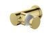 Змішувач для душу Kohlman Experience brushed gold настінний KPL-QW120EGDB, Золотий