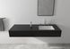 Смеситель для умывальника Hansgrohe Vernis Shape на 3 отверстия с донным клапаном pop-up Matt Black 71563670