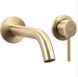 Смеситель для умывальника Rea Owen brushed gold + BOX скрытого монтажа REA-B5334, Золотой