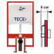Інсталяція прихованого монтажу для унітазу Tece 9300502 (9300040)