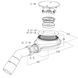 Сифон для душевого поддона Radaway Turboflow TBXS