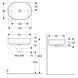 Умывальник Geberit Variform 55x40 500.774.01.2, Белый
