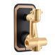 Душевая система Topaz Sardinia TSG 08202-V-H20-BL излив 190 мм черный, Черный матовый