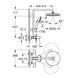 Душова система термостатична Grohe QuickFix Vitalio Start System 250 26988001, Хром