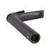 Смеситель для умывальника Qtap Vlasta New высокий QTVLA269GMB45653 Gunmetal Black PVD, Шлифованный черный хром
